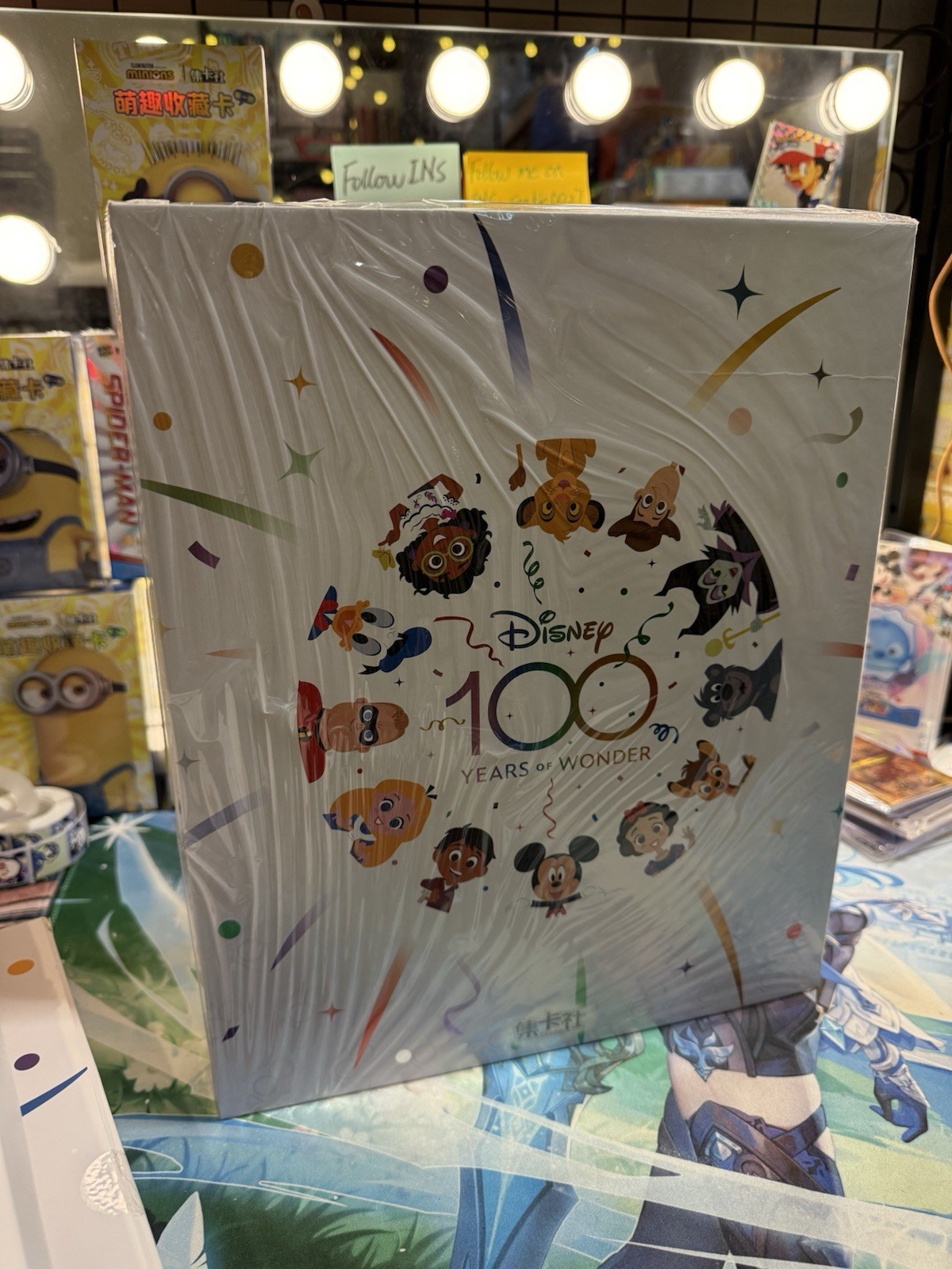 Card Fun Disney 100 Joyful Trading Cards Binder 9 Pockets Double Sided US Seller