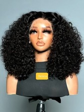 13x4 Lace, 100 Vietnamese Human Hair, SDD Wet  Curly Wig. 250 Density.