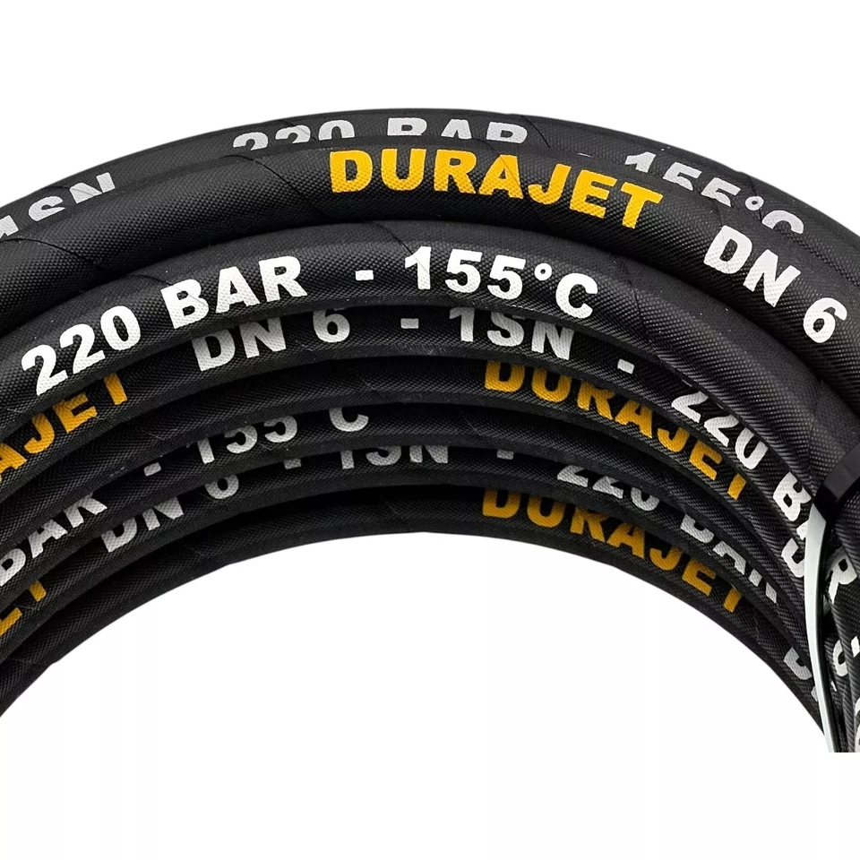 Tubo pulizia tubi per Kärcher Kränzle HD HDS M22 IG + 5x ugello 220 bar 155°C - Immagine 4 di 4