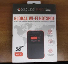Solis 5G Mobile Hotspot - Local & Global Coverage Router.  Brand New, Sealed