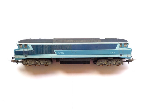Locomotive Diesel Lima CC72002 SNCF Bleu modèle HO fonctionnelle réf 8058 | Condition: Occasion