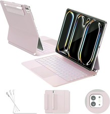 Apple iPad Pro 13-inch Magnetic Keyboard Case M5/M4 - Easy-Set Magnetic Case