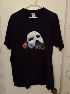 PHANTOM OF THE OPERA BROADWAY MUSICAL UNISEX L SHIRT MUST SEE!