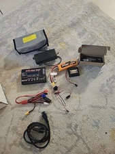 LOT HTRC LiPo Charger RC Balance Fast Charger Discharger 1S-6S With Batteries 