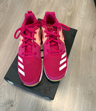 adidas Sneaker Low Top Turnschuhe Pink/Weiß mit weißen Streifen EU 38 2/3