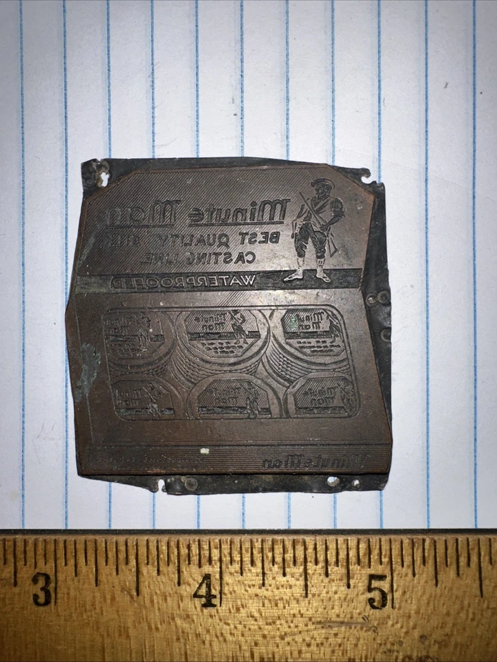 Print Plate ( Minute Man Best Qualities Silk Casting Line ) Counter Display￼ - Image 2 of 4