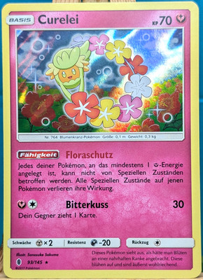 POKEMON - Stunde der Wächter - Curelei - 93/145 - HOLO - deutsch