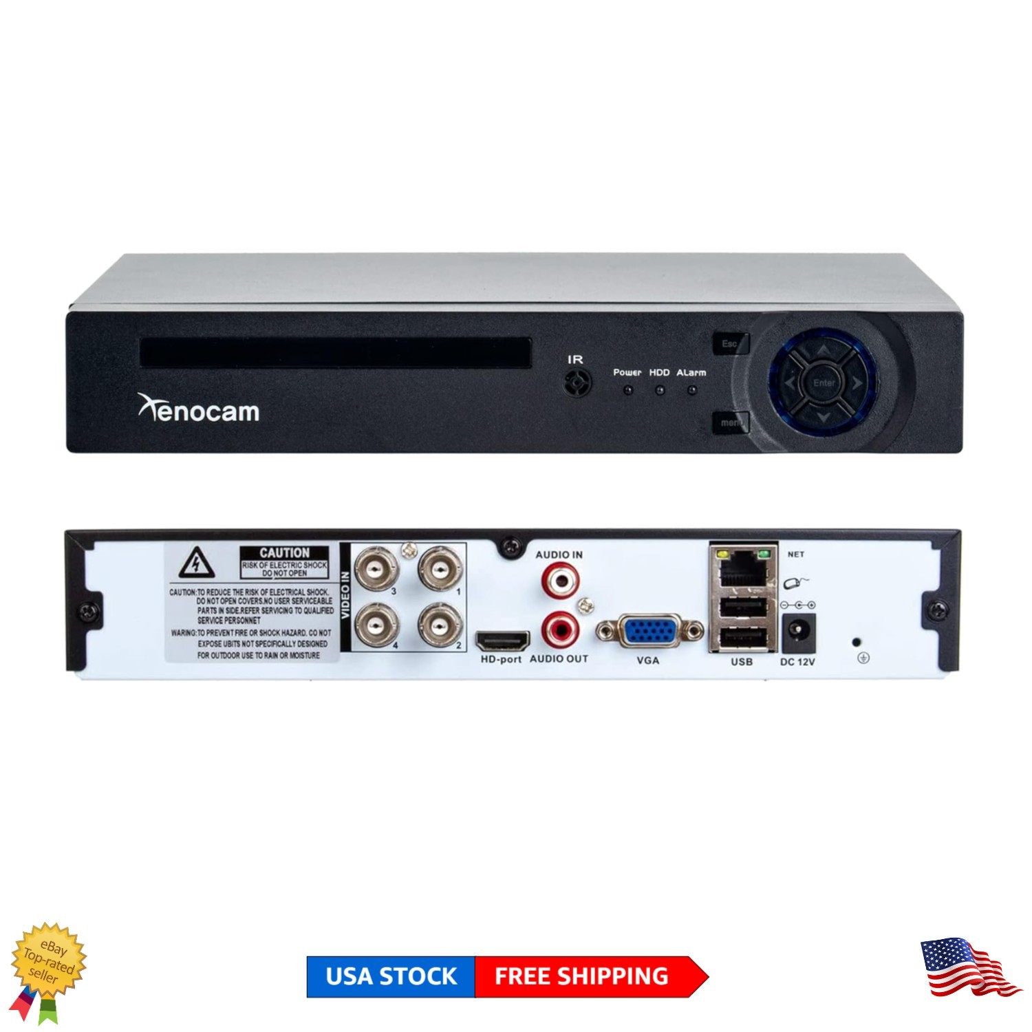 Sophisticated 4CH 1080P NVR DVR: Comprehensive CCTV Solution for Peace of Mind