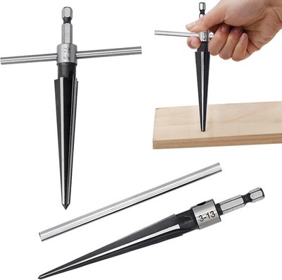 EMVANV 2Pcs Bridge Pin Hole Reamer 3-13mm T Handle