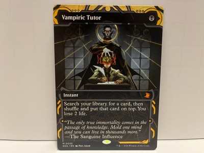 x1 NM Vampiric Tutor Secrets of Strixhaven: Mystical Archive Regular