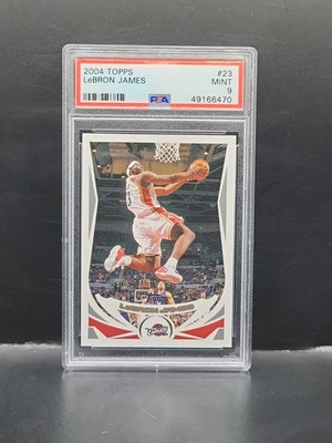 2004 Topps LeBron James #23 PSA 9 MINT Cleveland Cavaliers