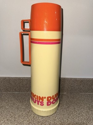 Vintage 1980 s Dunkin  Donuts Thermos | Extra Large | Lid is Missing