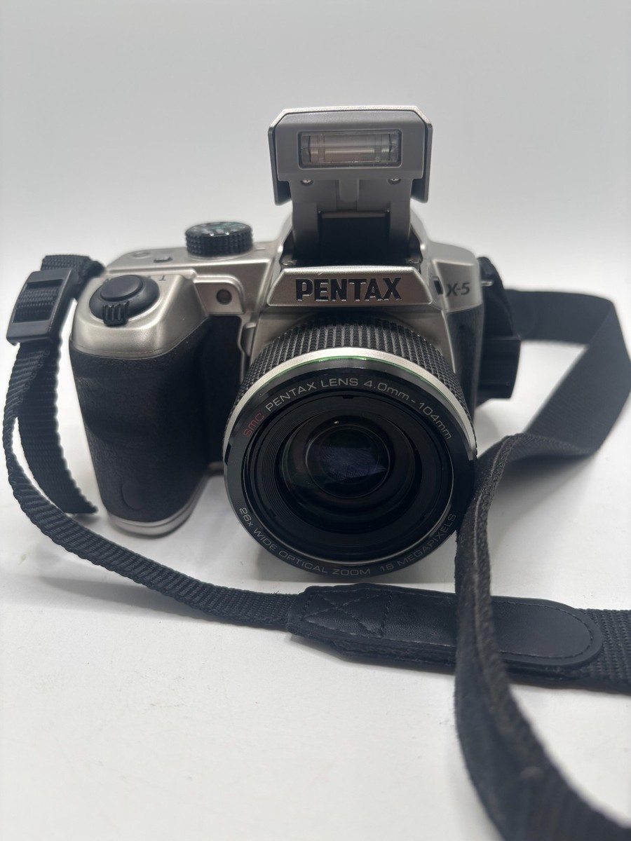 Pentax X-5 SR 2012 Digital Camera 16 MP 26x Optical Zoom Silver