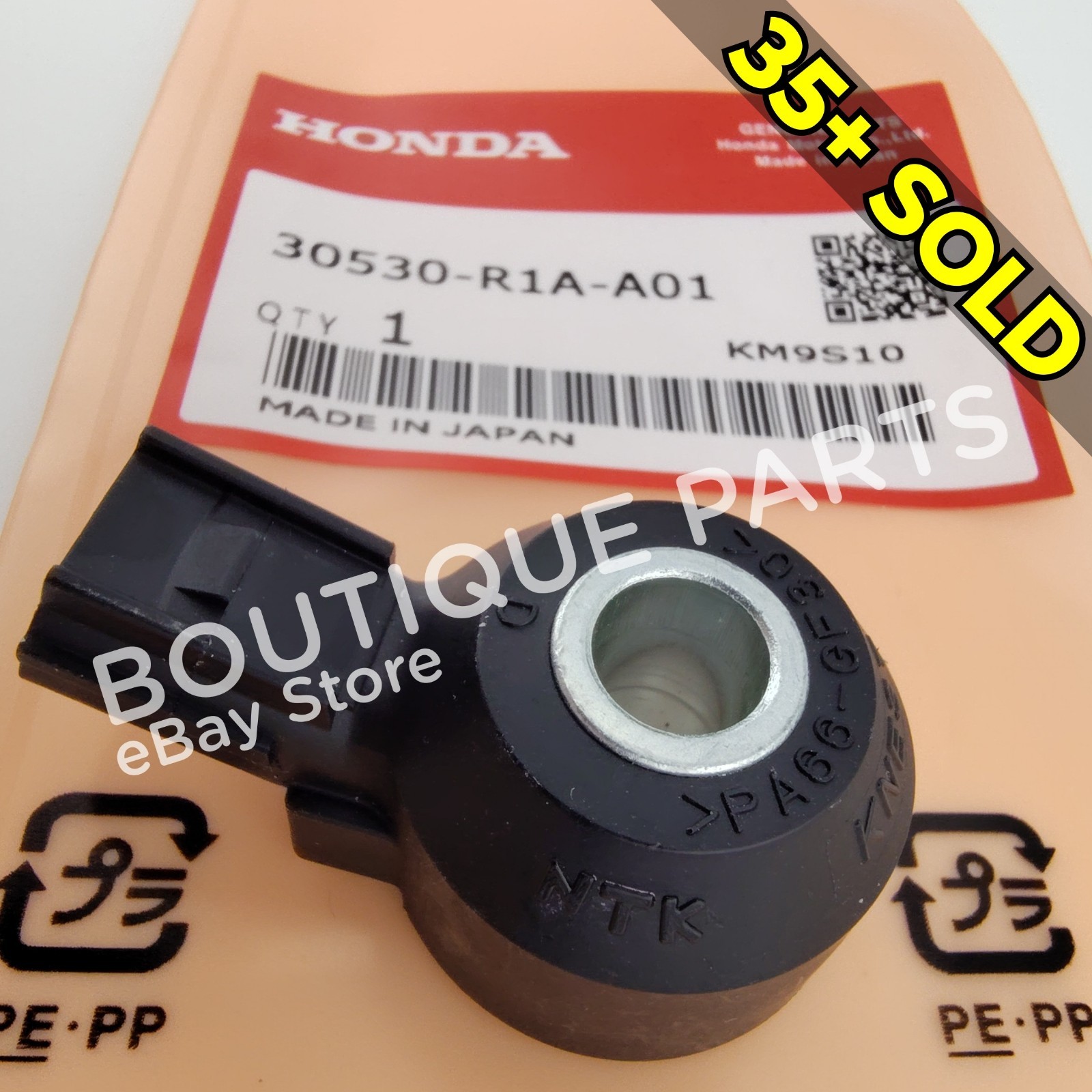 OEM Genuine for Honda Knock Sensor JAPAN 30530-R1A-A01 Accord Civic CR-V Odyssey