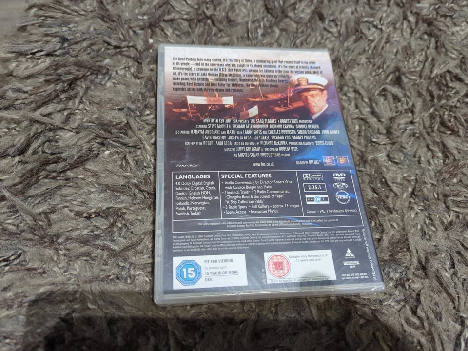 The Sand Pebbles (DVD, 1966) Classic War Movie Collection, Deagostini, NEW & SEA - Image 2 of 3