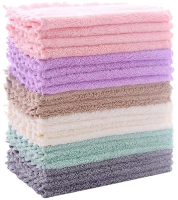 24 Pack Kitchen Dishcloths - Does Not Shed Fluff - 7 x 9 Inch, Multicolor 