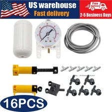 16pcs/set Pneumatic Cylinder Pump Air Tank Building Block Barometer Switch 47224