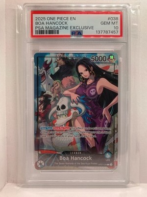 Boa Hancock (2025 PSA Magazine Promo) OP07-038 One Piece Promotion