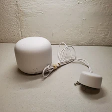 Google Nest H2E White Dual-Band AC2200 Wi-Fi Mesh Router w/Power Cable Works!