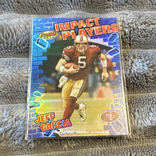 Topps 2001 Bowman's Best Impact Players Jeff Garcia #IP17 Football Card