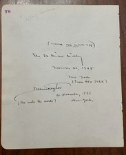 Edna St. Vincent Millay and Deems Taylor autographed note re The King's Henchman