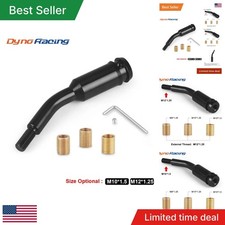 M12x1.25 M10x1.5 Gear Shift Shifter Stick Lever 13cm Bent Extension Aluminium M12x1.25 M10x1.5 Gear Shift Shifter Stick Lever 13cm Bent Extension Aluminium