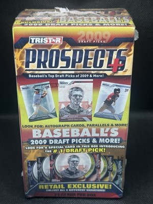 2009 Tristar Prospects Plus Factory Sealed Box MIKE TROUT RC YR 5k Auto Avail.