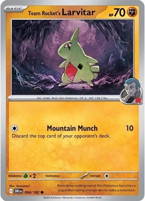 Team Rocket's Larvitar - SV10: Destined Rivals - [DRI - 094/182]