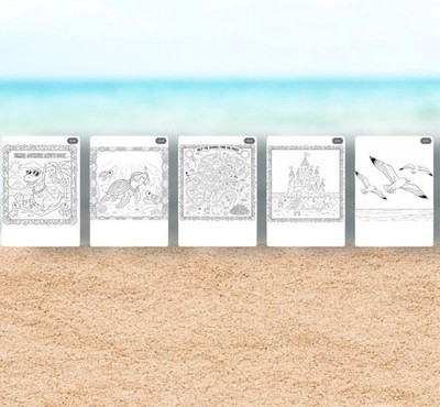 DIGITAL CONTENT-   Summer  Coloring & Activity Book-33 Pages *PRINTING REQ D*