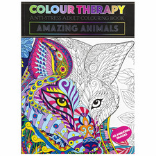Image of Animal Colouring Book A4 - Adult Anti Stress 48 Page Book For Relaxing Mind Gift