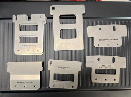 Mighty Hoop Embroidery Brackets SWF and ZSK Excellent Condition!  Hoopmaster