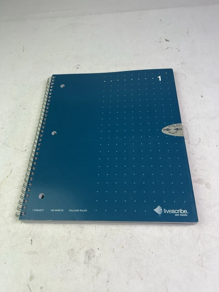 LIVESCRIBE Dot Paper Notebook #1 College Ruled 100 Sheets - Image 2 of 4