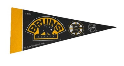 Boston Bruins Vintage Mini Pennant NHL Hockey- Bruin Bear Earlier Version NEW