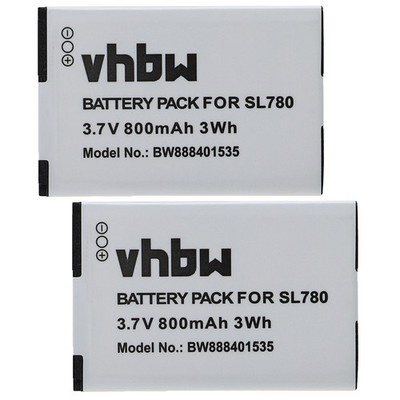 2x Akku für Siemens Gigaset SL800H Pro SL78 SL750H Pro SL750H SL750 800mAh 3,7V