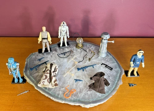 Vintage Star Wars - Yoda snake - Weapons - 5 Complete Figures - Accessories