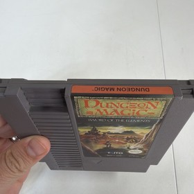 Dungeon Magic Sword of the Elements (Nintendo NES, 1989) Authentic TESTED