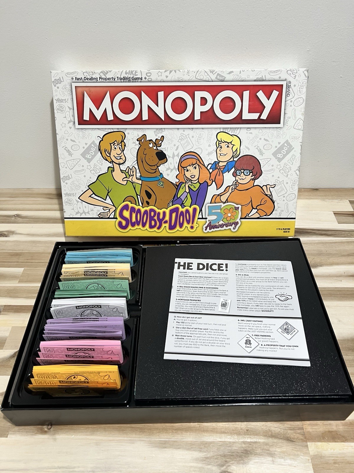 USAopoly MONOPOLY: Scooby-Doo 50th Anniversary Board Game Missing Figures