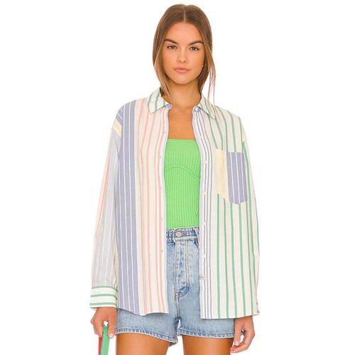 NEW Rails Arlo Shirt in Portofino Stripe size M medium - Picture 6 of 6