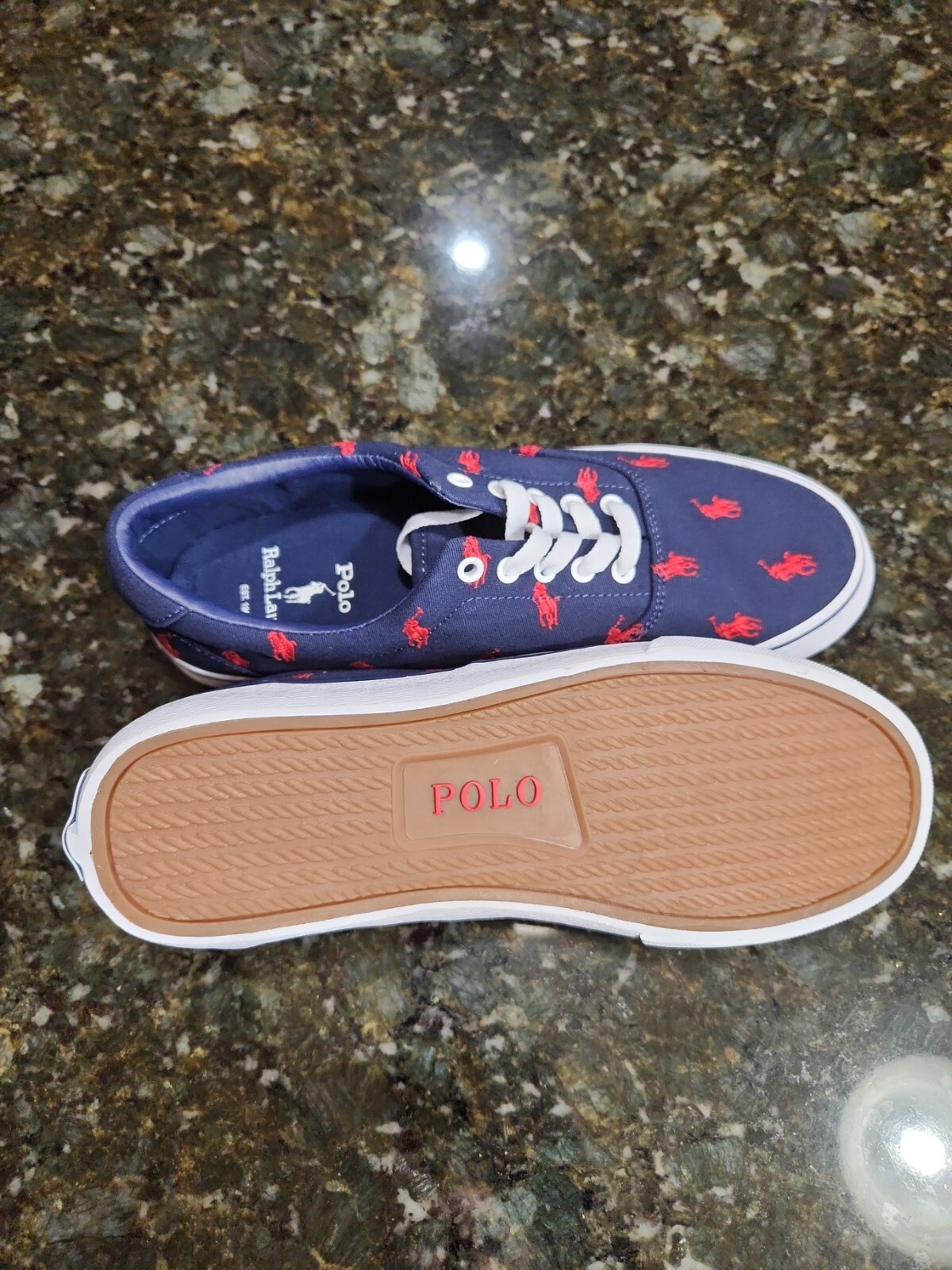 Sneakers scarpe da uomo POLO RALPH LAUREN Athletic ALL OVER PONY 9 5 THORTON