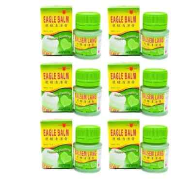 6 X Balm Eagle  For Pain Relief / Cap Lang Family Size Aromatic Soothing  40 GM