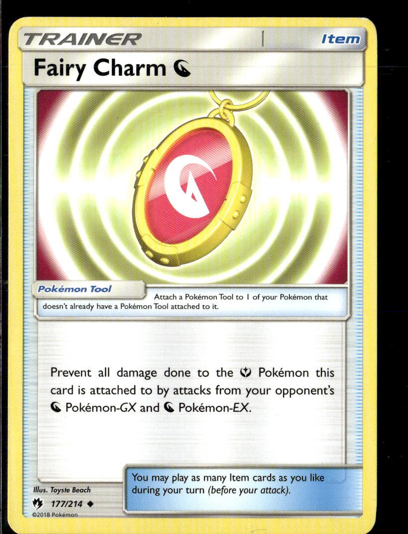 Pokemon Fairy Charm D 177/214 Lost Thunder Non Holo Uncommon 2 Card Lot