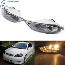 For 2002-2004 Toyota Camry Clear Lens Fog Lights Driving Lamps Rightleft Side For 2002-2004 Toyota Camry Clear Lens Fog Lights Driving Lamps Rightleft Side