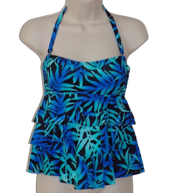 tiered swim top
