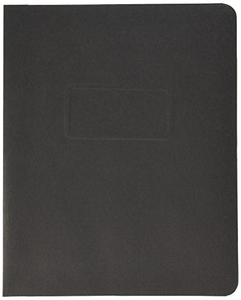 Oxford Paper Report Cover Large 2 Prong Fastener Letter 3/" Capacity Black 25//Box
