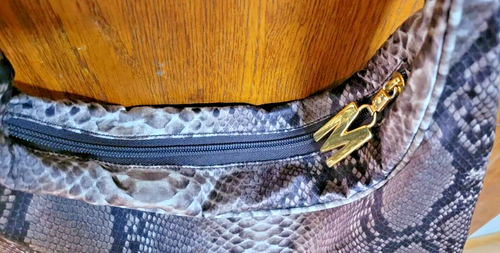 "Moschino" Shoulder Bag & Dust Bag Leopard Print Canvas - Picture 4 of 24
