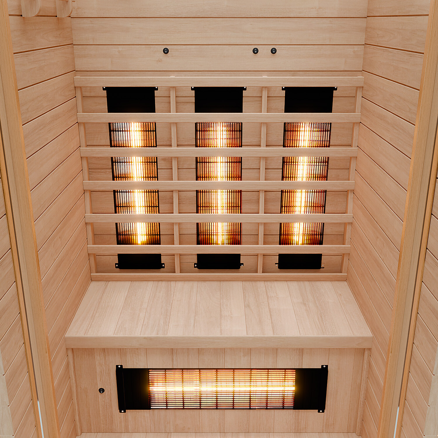Infrarotkabine Infrarotsauna Wärmekabine Sauna Saunakabine 2 Person Vollspektrum