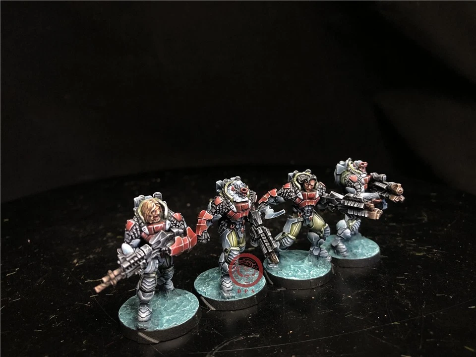 Infinity DPS pintado Combinado Ejército Yaogat Strike Infantería INF669 Foto 2 de 4