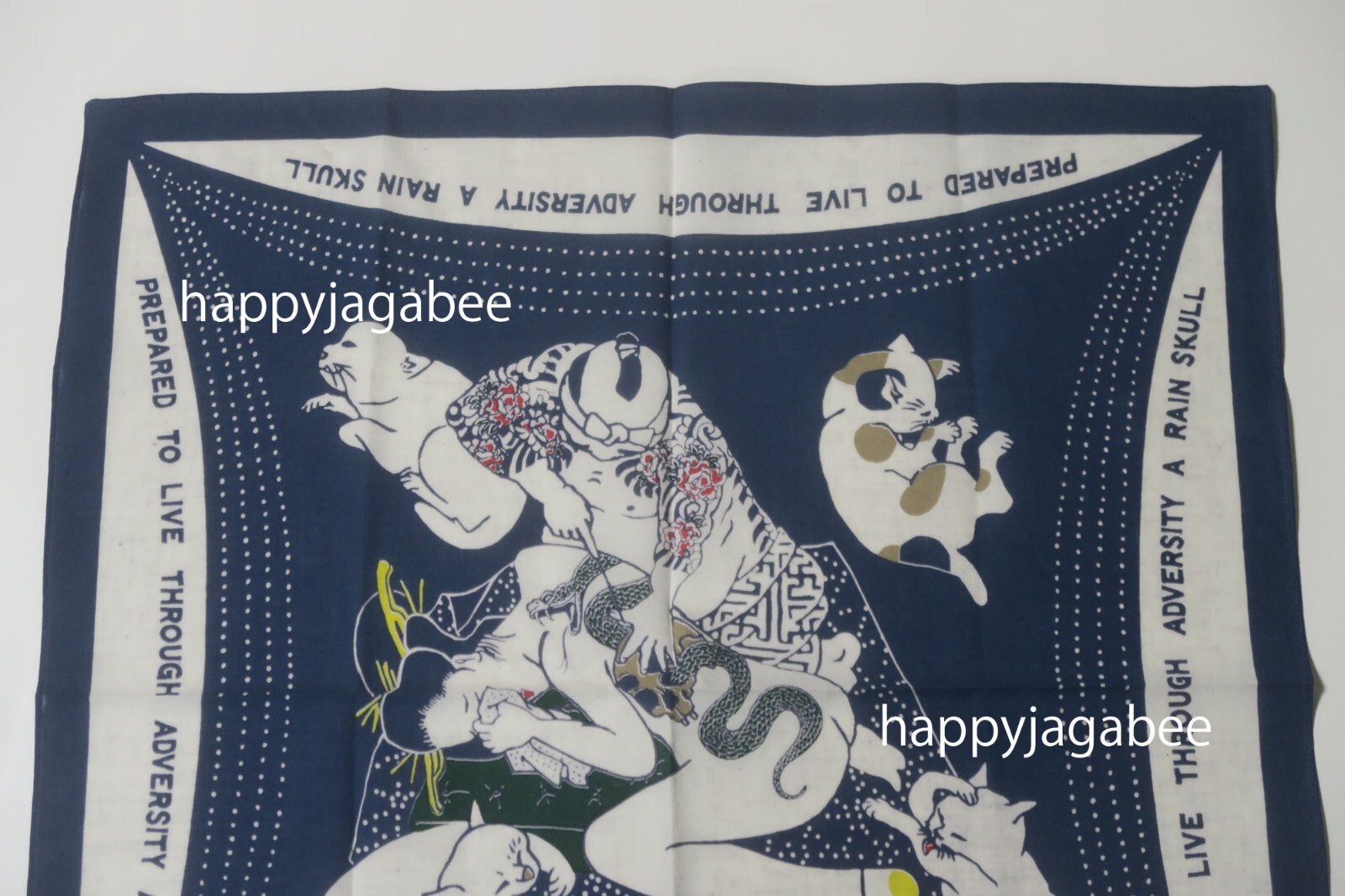 Kapital Bandana RAIN SKULL NO WOMAN NO CRY Navy K2209XG500EK-1692BA