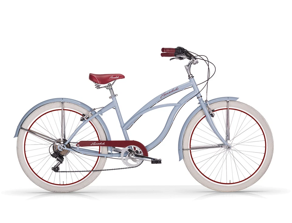 Fahrrad Honolulu Cruiser 6 Geschwindigkeit Stahl Damen MBM - Bild 2 von 4