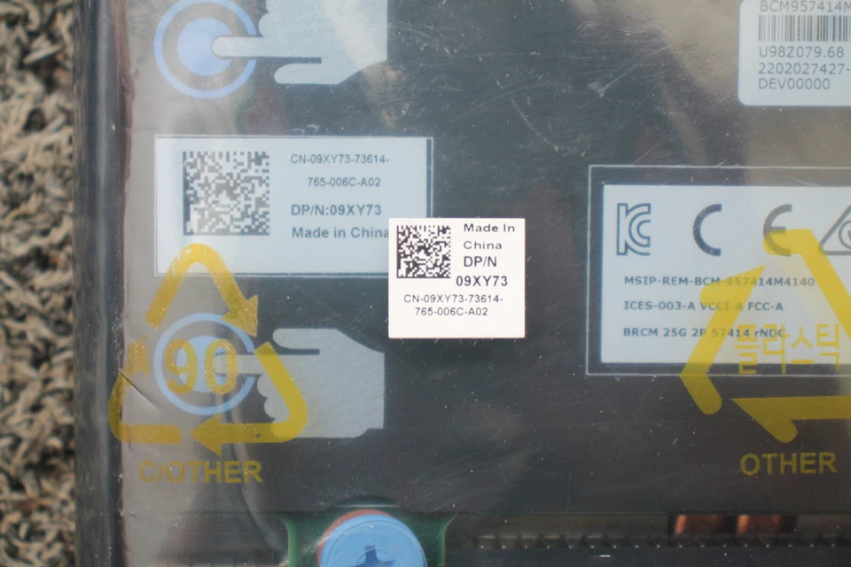 Dell Broadcom 957414M4140C25Gb SFP28 Dual Port RNDC 9XY73 57414 - New & Sealed - Image 3 of 4